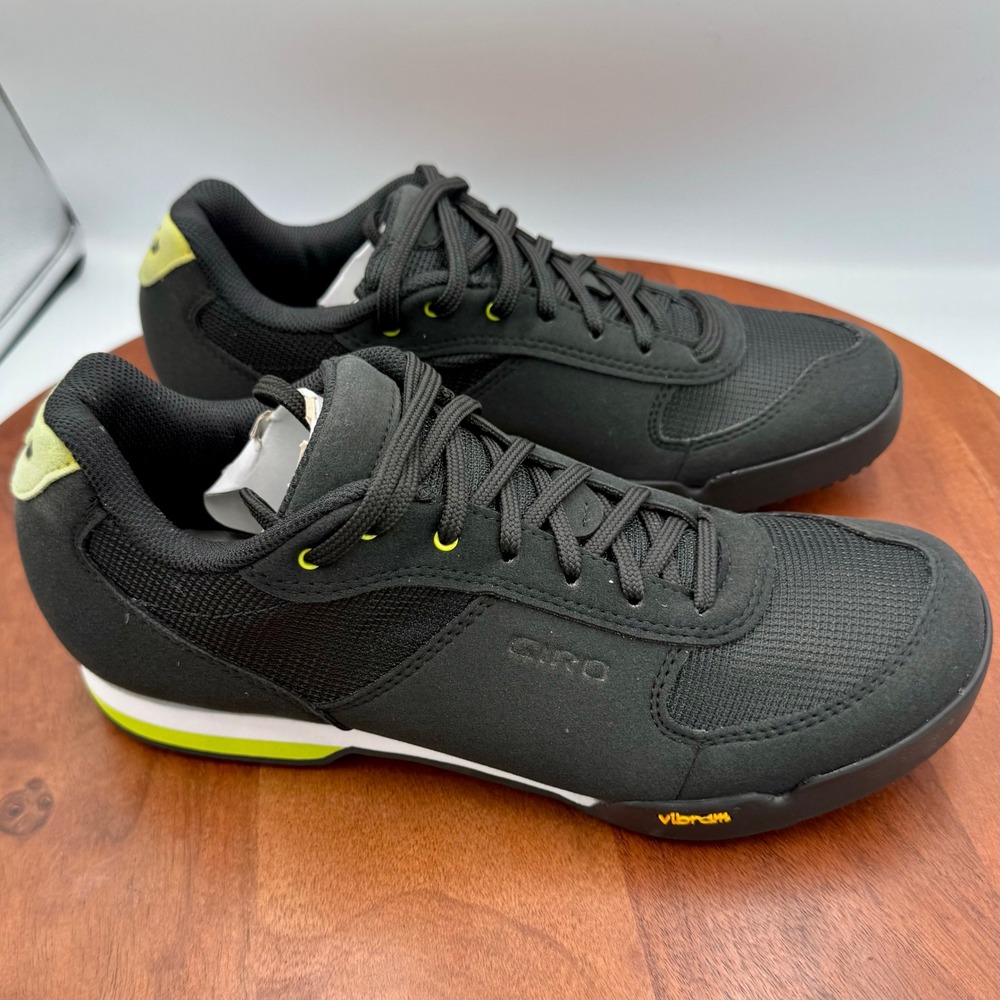 Giro Petra VR Womens Cycling Shoes Black Wild Lime Vibram SPD EU 41 / US 9 - Picture 7 of 13